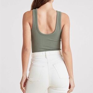 Green Sleeveless Bodysuit